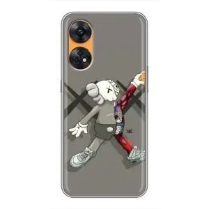 Чехлы для Oppo Reno 8T - Bearbrick Louis Vuitton (PREMIUMPrint) (Беарбрик Джордан)