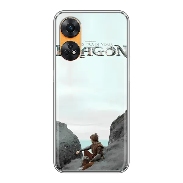 Чохол з принтом «Дракон лого» для OPPO Reno 8T
