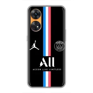 Чохли PSG для Oppo Reno 8T (AlphaPrint) (футболка ПСЖ)