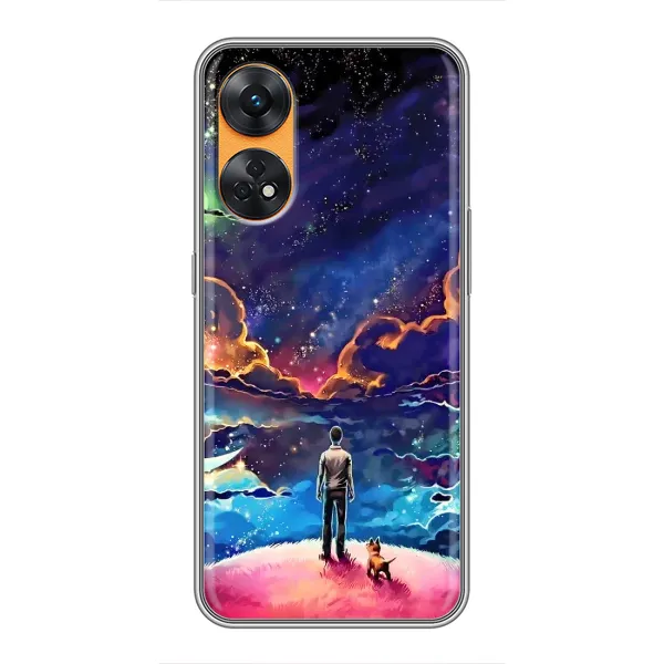 Чехол с принтом «Галактический вид» для OPPO Reno 8T