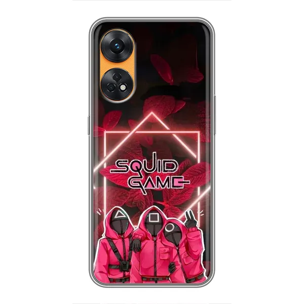 Чехол с принтом «Охранники Игра кальмара» для OPPO Reno 8T