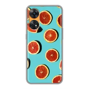 Чехлы с Фруктами для Oppo Reno 8T (VPrint) (Грейпфрут)