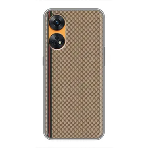 Чохли  GUCCI для OPPO Reno 8Т (AlphaPrint) (Гуччі полоса)