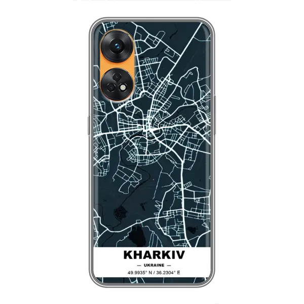 Чехол с принтом «Харьков» для OPPO Reno 8T