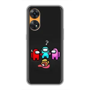 Чехол Амонг Ас для Oppo Reno 8T (AlphaPrint) (Импостер)