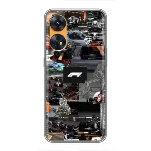 Чохол Формула1 на Oppo Reno 8T (Гоночний колаж Ф1)