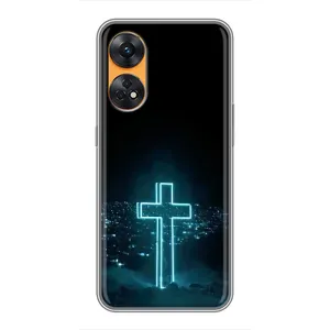 Чехол для Oppo Reno 8T (AlphaPrint) - (Христианские)