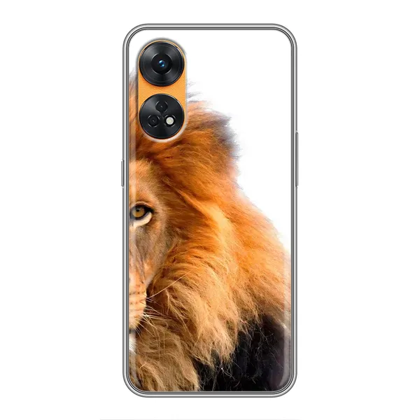 Чехол с принтом «Лев грива» для OPPO Reno 8T