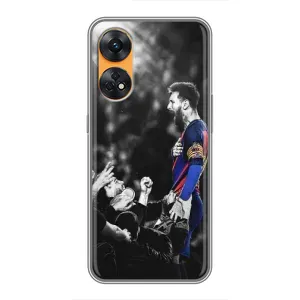 Чехлы Месси для Oppo Reno 8T (AlphaPrint)