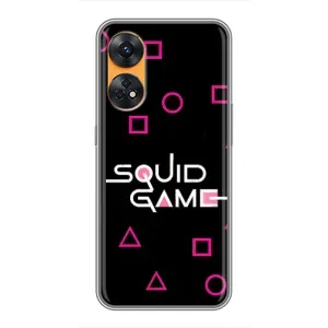 Чохол Гра в кальмара для Oppo Reno 8T (Патерн Гра кальмара)