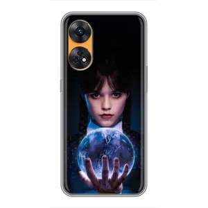 Чохол з дизайном Венздей 2 на Oppo Reno 8T (Магічна сфера Венздей)