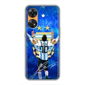 Чехлы Месси для Oppo Reno 8T (AlphaPrint) (Месси Аргентина)