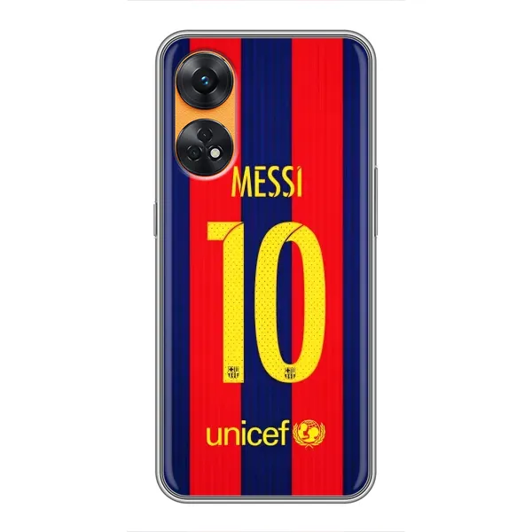 Чехол с принтом «Messi Barca 10» для OPPO Reno 8T