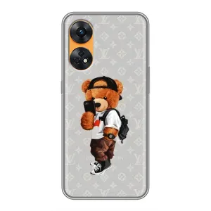 Брендновые Чехлы для Oppo Reno 8T - (PREMIUMPrint) (Мишка Луи)