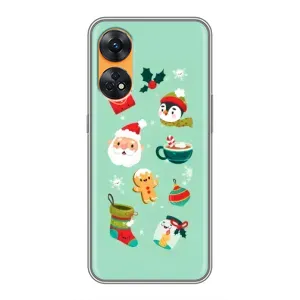 Новорічні Чохли для OPPO Reno 8Т (VPrint)