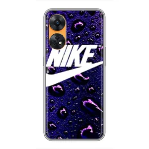 Чехол для Oppo Reno 8T - с принтом Найк (AlphaPrint) (Найк принт)
