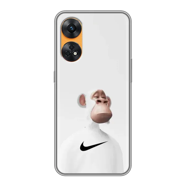Чехол с принтом «обезьяна NFT Nike» для OPPO Reno 8T