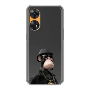 Чехлы с Обезьянами NFT для Oppo Reno 8T (AlphaPrint) (Обезьяна NFT)