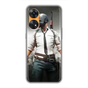 Чехол PUBG для Оппо Рено 8Т (AlphaPrint)
