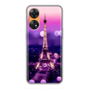 Чехол Эйфелева Башня для Oppo Reno 8T - (AlphaPrint) (Париж Башня)