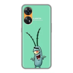 Чохол Губка Боб для OPPO Reno 8Т (Персонаж Планктон)