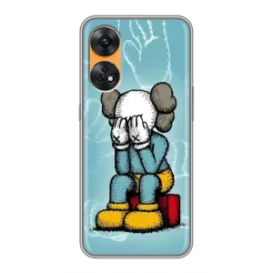Чехлы для Oppo Reno 8T - Bearbrick Louis Vuitton (PREMIUMPrint) (Плач Bearbrick)