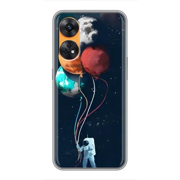 Чехол с принтом «Планеты шарики» для OPPO Reno 8T