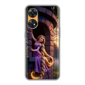 Чохол Рапунцель для Oppo Reno 8T (Рапунцель на вежі)