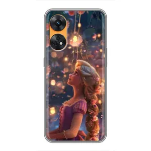 Чохол Рапунцель для Oppo Reno 8T (Рапунцель ліхтарики)