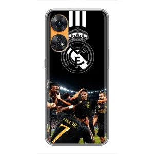 Чехол для Oppo Reno 8T с принтом Реал Мадрид (ФК Реал Мадрид)