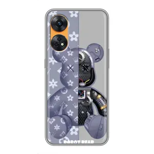 Крутые Чехлы Луи Виттон для Oppo Reno 8T (AlphaPrint) (Робот Мишка)