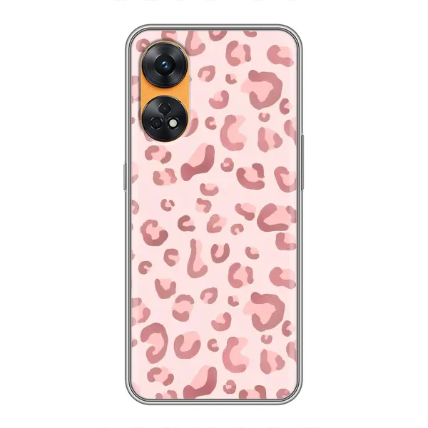 Чехол с принтом «Розовый леопард» для OPPO Reno 8T Чехол с принтом «Розовый леопард» для OPPO Reno 8T