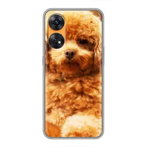 Чехлы с собаками для Oppo Reno 8T (VPrint) (Щенок Бишон)