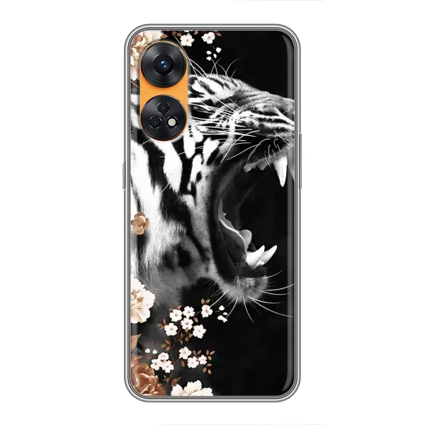 Чехол с принтом «Стильный ТИГР» для OPPO Reno 8T