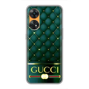 Чохли  GUCCI для OPPO Reno 8Т (AlphaPrint) (Текстура Гуччі)