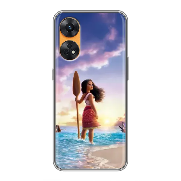 Чехол с принтом «Моана с веслом» для OPPO Reno 8T