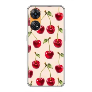 Чехлы с Фруктами для Oppo Reno 8T (VPrint) (Вишня)