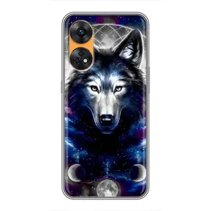 Защитные чехлы для Оппо Рено 8Т (AlphaPrint) (ХИТ продаж) ВОЛК (Волк)