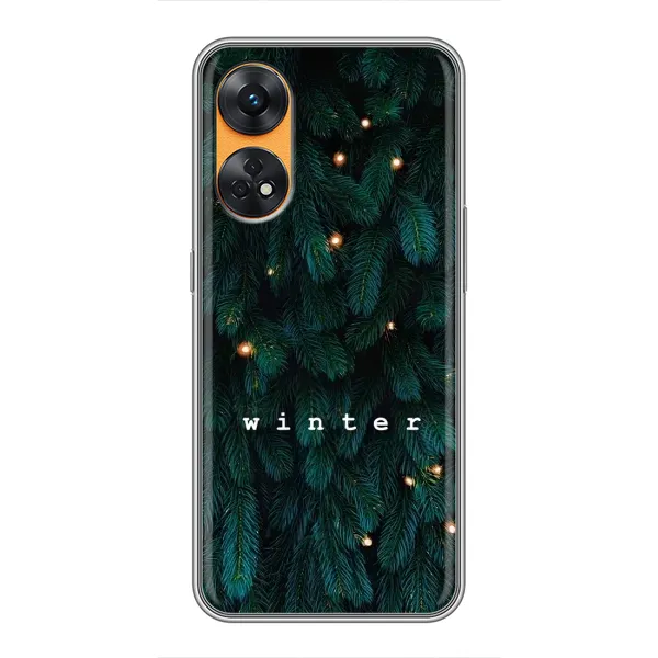 Чехол с принтом «Winter» для OPPO Reno 8T