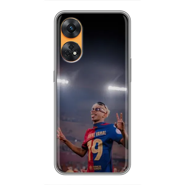 Чохол з принтом «Ямаль на стадіоні» для OPPO Reno 8T