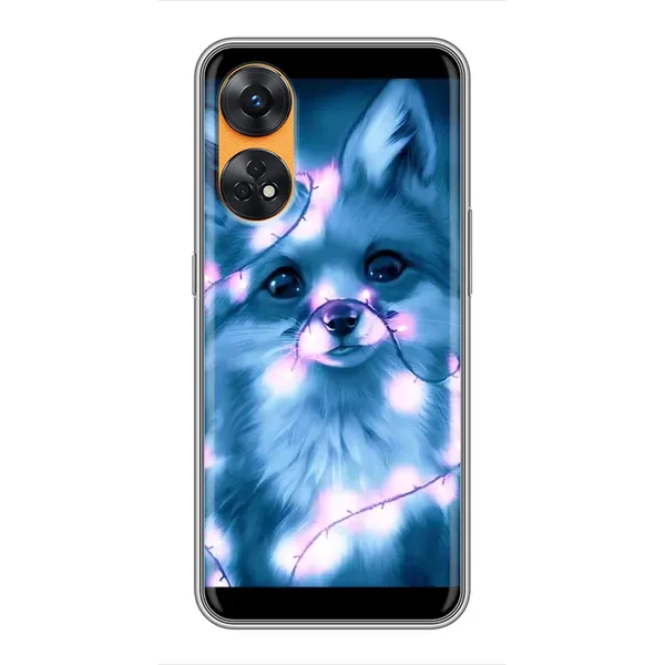 Чехол с принтом «Яркая лисичка» для OPPO Reno 8T