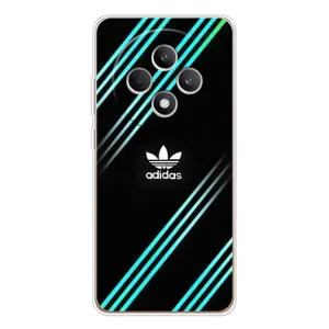 Чехлы Адидас для OPPO Reno12 F (AlphaPrint) (Адидас с полосами)