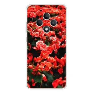 Чехлы с Цветами для OPPO Reno12 F (VPrint) (Цветы красные)