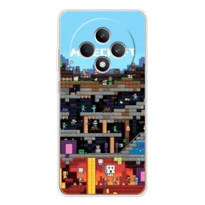 Чехол Майнкрафт на OPPO Reno12 F (AlphaPrint) Minecraft (фон Minecraft)