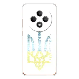 Чехлы для OPPO Reno12 F  Укр. Символика (AlphaPrint) (Герб из букв)
