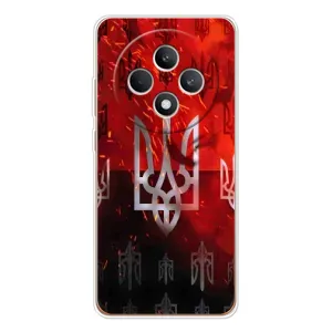 Украинские Чехлы для OPPO Reno12 F с картинкой УПА (AlphaPrint) (ГЕРБ УПА)