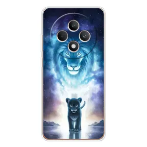Чехол со Львом для OPPO Reno12 F (VPrint) (Маленький лев)