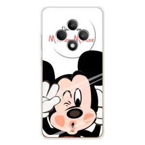 Эксклюзивный чехол для OPPO Reno12 F (AlphaPrint - Мультяшные) (Маус Микки)