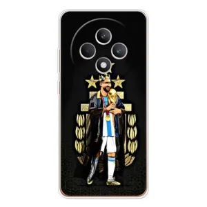 Чехлы для OPPO Reno12 F (Leo чемпион) (AlphaPrint) (Месси Король)