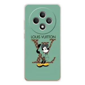 Чехлы Луи Витон для OPPO Reno12 F (AlphaPrint - LOUIS VUITTON) (Микки Маус LV)